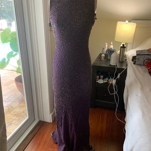 Beautiful Sue Wong silk beaded gown